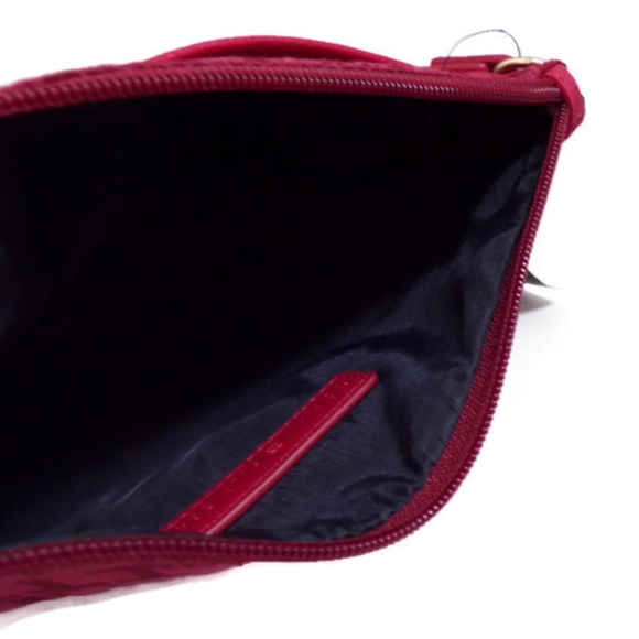 Tommy Hilfiger Red Womens Wristlet Wallet Small Casual Logo Bag WA1539 - Picture 5 of 6